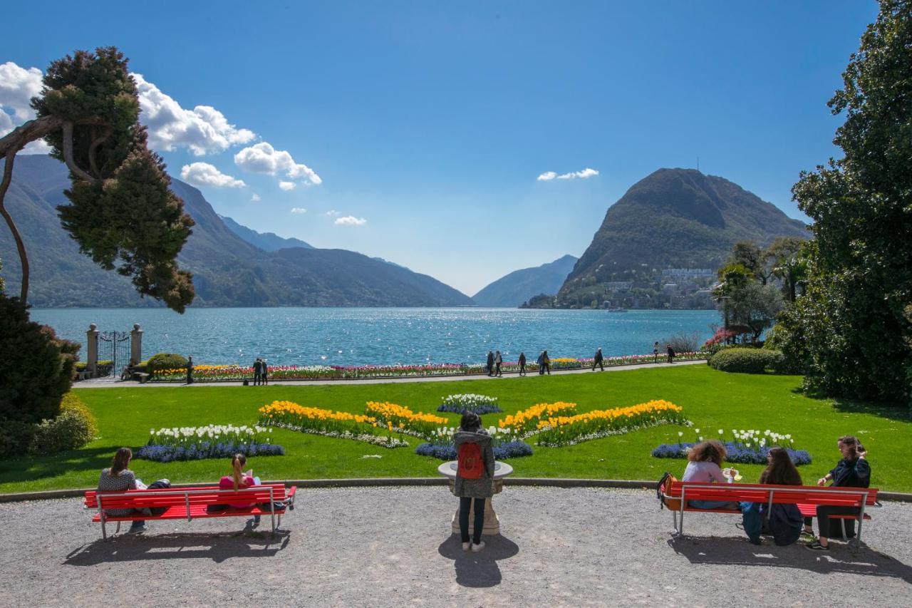 Residenza Parco Carona - Happy Rentals Lugano Luaran gambar