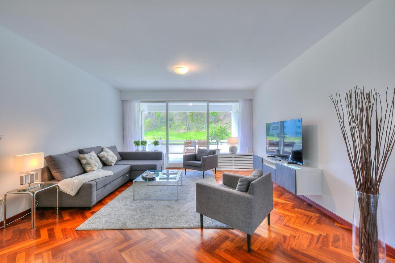 Residenza Parco Carona - Happy Rentals Lugano Luaran gambar